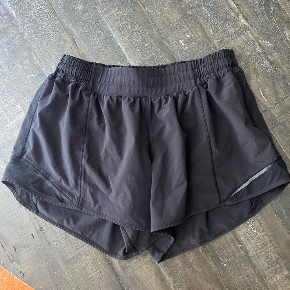Black Lululemon shorts- size 10 (4 inch inseam)